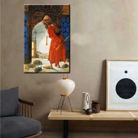 Tablo Kanvas Osman Hamdi Bey Kaplumbağa Terbiyecisi Kanvas Tablo