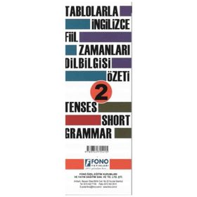 Tablolarla İngilizce Fiil Zamanları Dilbilgisi Özeti 2 - Kolektif