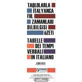 Tablolarla İtalyanca Fiil Zamanları Dilbilgisi Özeti - Kolektif
