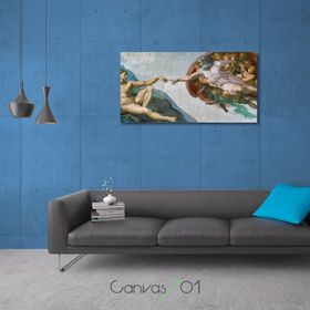 Tablolife 35x50 cm Ademin Yaratılışı Kanvas Tablo