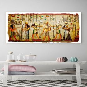 Tablolife 35x50 cm Antik Mısır Hiyeroglif Etnik Kanvas Tablo