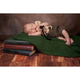Tablolife 35x50 cm Bebek Profesör Kanvas Tablo