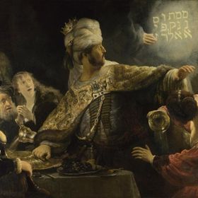 Tablolife 35x50 cm Belshazzar'ın Şöleni Kanvas Tablo