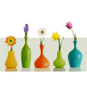 Tablolife 35x50 cm Beş Farklı Çiçek Kanvas Tablo