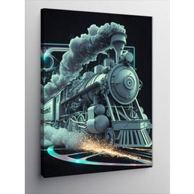Tablolife 35x50 cm Buharlı Tren Kanvas Tablo