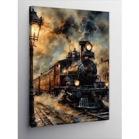 Tablolife 35x50 cm Buharlı Tren Kanvas Tablo