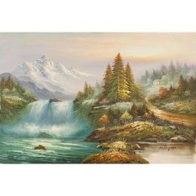 Tablolife 35x50 cm Coşkun Şelale Kanvas Tablo