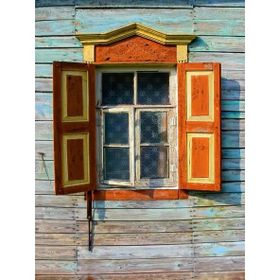 Tablolife 60x90 cm Ahşap Pencere Kanvas Tablo