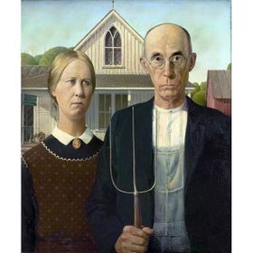 Tablolife 60x90 cm Amerikan Gotiği Kanvas Tablo