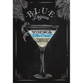 Tablolife 60x90 cm Blue Lagoon Kanvas Tablo