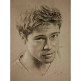 Tablolife 60x90 cm Brad Pitt Kanvas Tablo