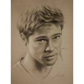 Tablolife 60x90 cm Brad Pitt Kanvas Tablo
