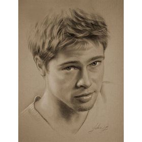 Tablolife 60x90 cm Brad Pitt Kanvas Tablo