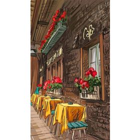 Tablolife 60x90 cm Cafe Kanvas Tablo