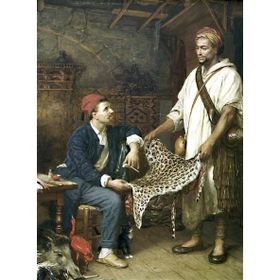 Tablolife 60x90 cm Cezayir'de Fransız Doğa Bilimci Kanvas Tablo