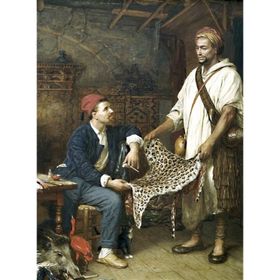 Tablolife 60x90 cm Cezayir'de Fransız Doğa Bilimci Kanvas Tablo