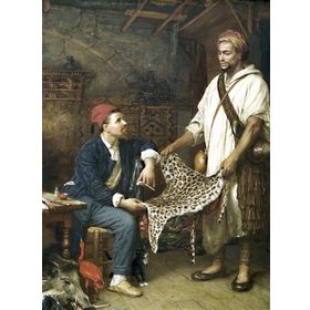 Tablolife 60x90 cm Cezayir'de Fransız Doğa Bilimci Kanvas Tablo