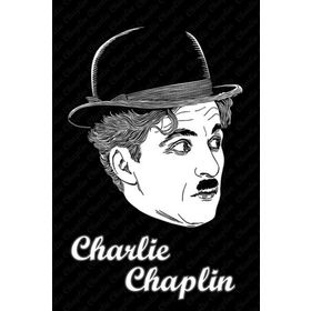 Tablolife 60x90 cm Charlie Chaplin İllustrasyon Kanvas Tablo