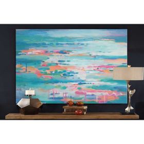 Tablolife Akıntı 80x80 cm Yağlı Boya Dokulu Tablo