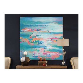 Tablolife Akıntı 80x80 cm Yağlı Boya Dokulu Tablo