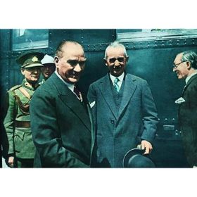 Tablolife ATGE-045-F 60x90 cm Mustafa Kemal Atatürk Kanvas Tablo