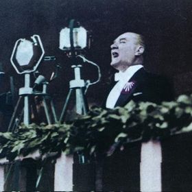 Tablolife ATGE-057-F 60x90 cm Mustafa Kemal Atatürk Kanvas Tablo