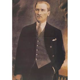 Tablolife ATGE-178-F 60x90 cm Mustafa Kemal Atatürk Kanvas Tablo