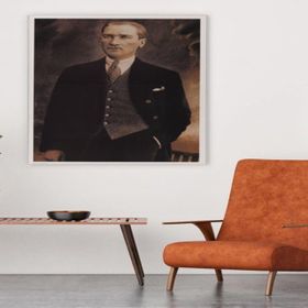 Tablolife ATGE-178-F 60x90 cm Mustafa Kemal Atatürk Kanvas Tablo