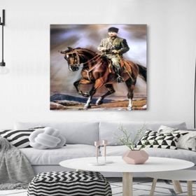 Tablolife ATPO-140-YB 60x90 cm Mustafa Kemal Atatürk Kanvas Tablo