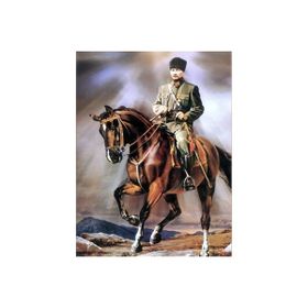 Tablolife ATPO-140-YB 60x90 cm Mustafa Kemal Atatürk Kanvas Tablo