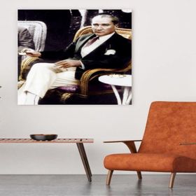 Tablolife ATPO-158-F 60x90 cm Mustafa Kemal Atatürk Kanvas Tablo