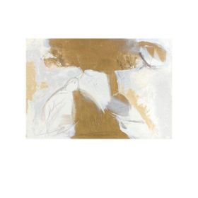 Tablolife Beyaz Kahve 75x100 cm Yağlı Boya Dokulu Tablo
