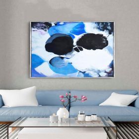 Tablolife Blue Dream 80x80 cm Yağlı Boya Dokulu Tablo