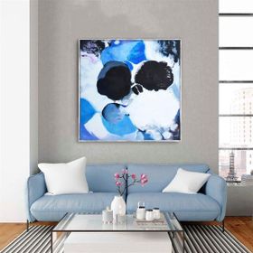 Tablolife Blue Dream 80x80 cm Yağlı Boya Dokulu Tablo