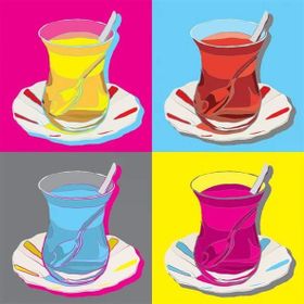 Tablolife Çay 35x50 cm Kanvas Tablo