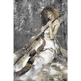 Tablolife ÇELLO ÇALAN KADIN 60x90 cm KANVAS TABLO