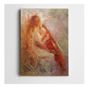 Tablolife ÇELLO ÇALAN KADIN 60x90 cm KANVAS TABLO