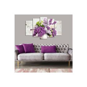 Tablolife Çiçekler 5 Parçalı 60x100 cm Kanvas Tablo