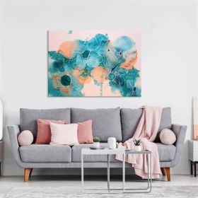 Tablolife Çiçekler 60x90 cm Yağlı Boya Dokulu Tablo