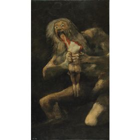 Tablolife Çocuklarını Yiyen Satürn 60x90 cm Kanvas Tablo