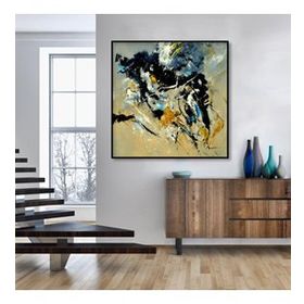 Tablolife Collapse 80x80 cm Yağlı Boya Dokulu Tablo
