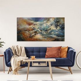 Tablolife Dalgalar 60x90 cm Yağlı Boya Dokulu Tablo