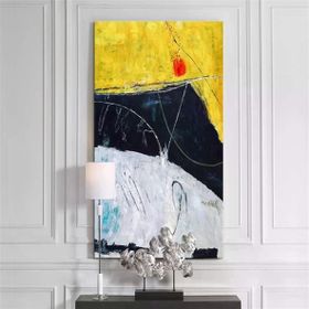 Tablolife Dört Renk 60x90 cm Yağlı Boya Dokulu Tablo