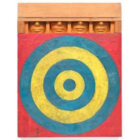 Tablolife Dört Yüzlü Hedef 60 x 90 cm Kanvas Tablo