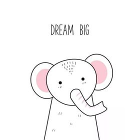 Tablolife Dream Big 60 x 90 cm Kanvas Tablo