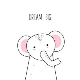 Tablolife Dream Big 60 x 90 cm Kanvas Tablo