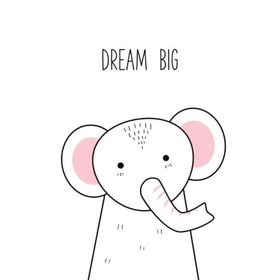 Tablolife Dream Big 60 x 90 cm Kanvas Tablo