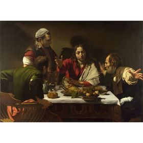 Tablolife Emmaus'ta Yemek 35 x 50 cm Kanvas Tablo