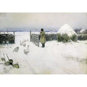Tablolife Eve Dönen Kazlar 35 x 50 cm Kanvas Tablo