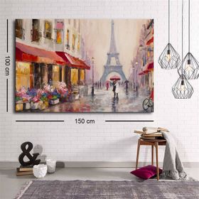 Tablolife EYFEL KULESİ SOYUT 60 x 90 cm KANVAS TABLO